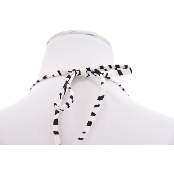 Charlie by Matthew Zink MZ One Piece Swimsuit Zebra Print Sz Large - Picture 7 of 9